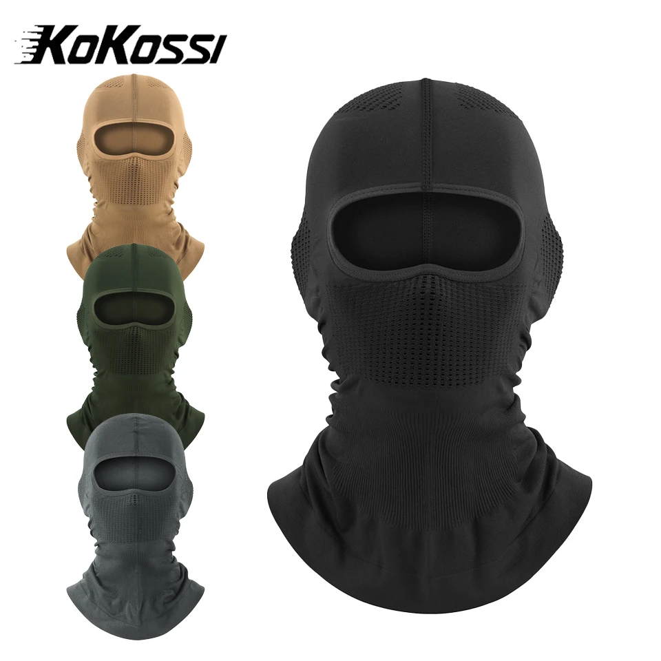 

KoKossi Motorcycle Full Face Mask Breathable Balaclava Hat High Elastic Motorcycle Helmet Inner Cap Scarf Headgear Bicycle Ski