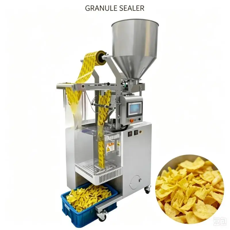 Automatic Vertical Packing Machine Nitrogen  Biscuit Packaging Machine Corn Puff Chip Snack Bagging Equipment Fast Sealing
