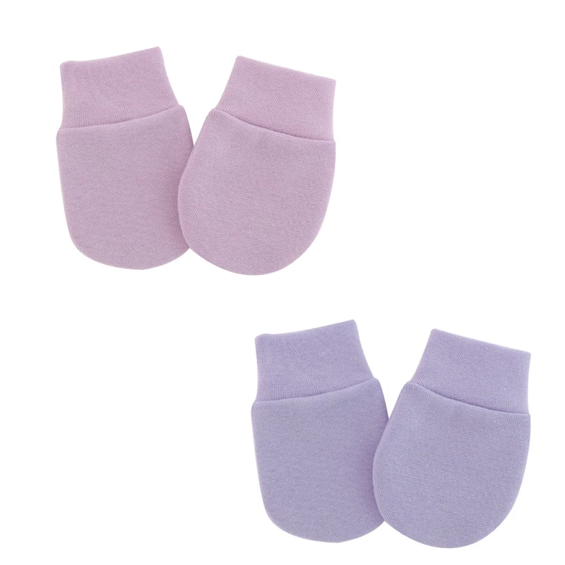 Baby Anti Scratching Soft Cotton Gloves No Scratch Hand Socks Newborn Supplies