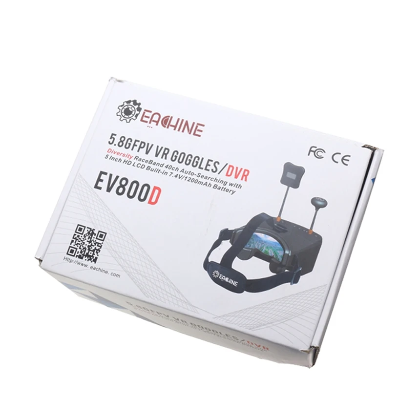 Eachine EV800D 5.8G 40CH 5 inch 800 * 480 videoheadset HD DVR Diversiteit FPV-bril