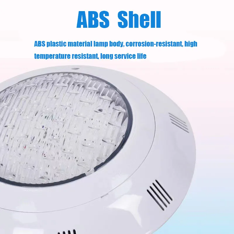 ABS AC/DC12V LED 36W Waterproof IP68 Colorful RGB Underwater Light  Pond Remote Control Swimming Pool Lamp LED Underwater Lights