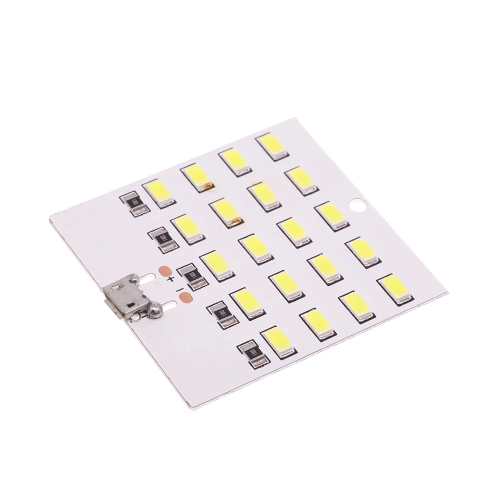 مصباح طوارئ محمول USB ، لوحة إضاءة LED بيضاء ، مصباح USB محمول ، جودة عالية ، SMD ، 5 فولت ، 430mA ~ 470mA