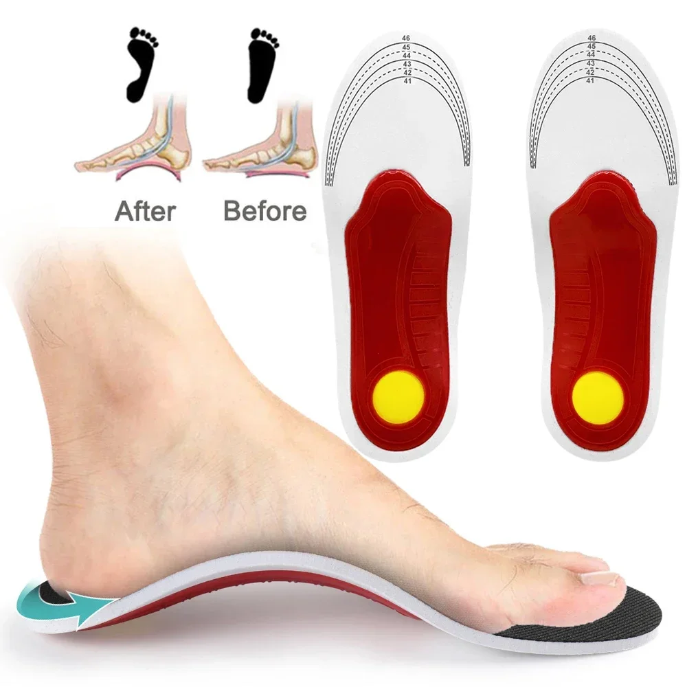 Orthotic Insole Arch Support Flatfoot Orthopedic Insoles for Feet Ease Pressure of Air Movement Damping Cushion Padding Insoles