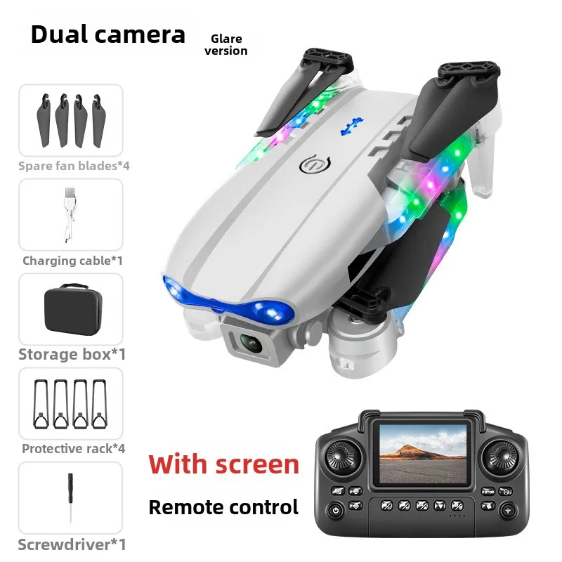 Nieuwste E88 E99D Schermbestuurde verlichting Mini Drone 4K 2 camera Optische stroom Afstandsbediening Vliegtuigen Mavic Air 2