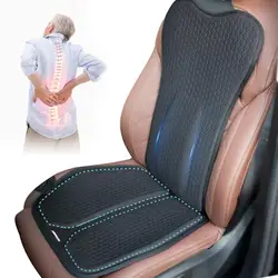 Vehicle Car Gel Seat Cushion Sitting Comfort Waist Lumbar Back Support Cushion Posture Corrector Lower Back Pain Orthopedic Pad