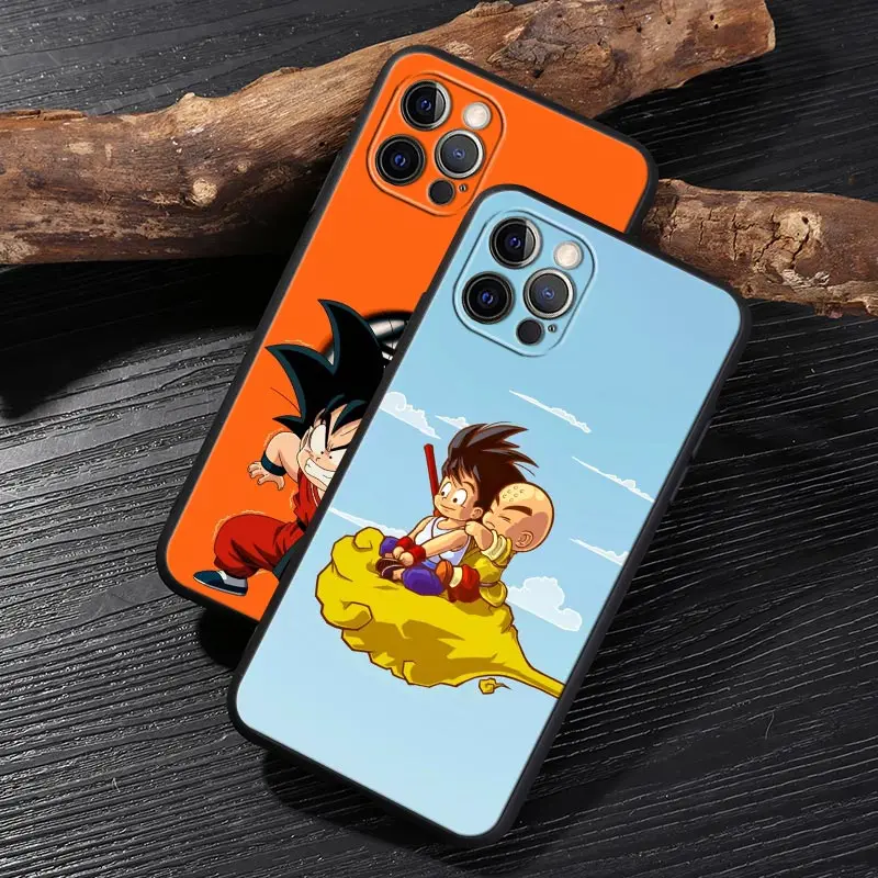 Little Goku Drawings Dragons Balls Z Funda For iphone 17 Case For iPhone 16 15 11 12 13Mini 17 Pro Max 13 Plus 17E 16E Air Cover view 3