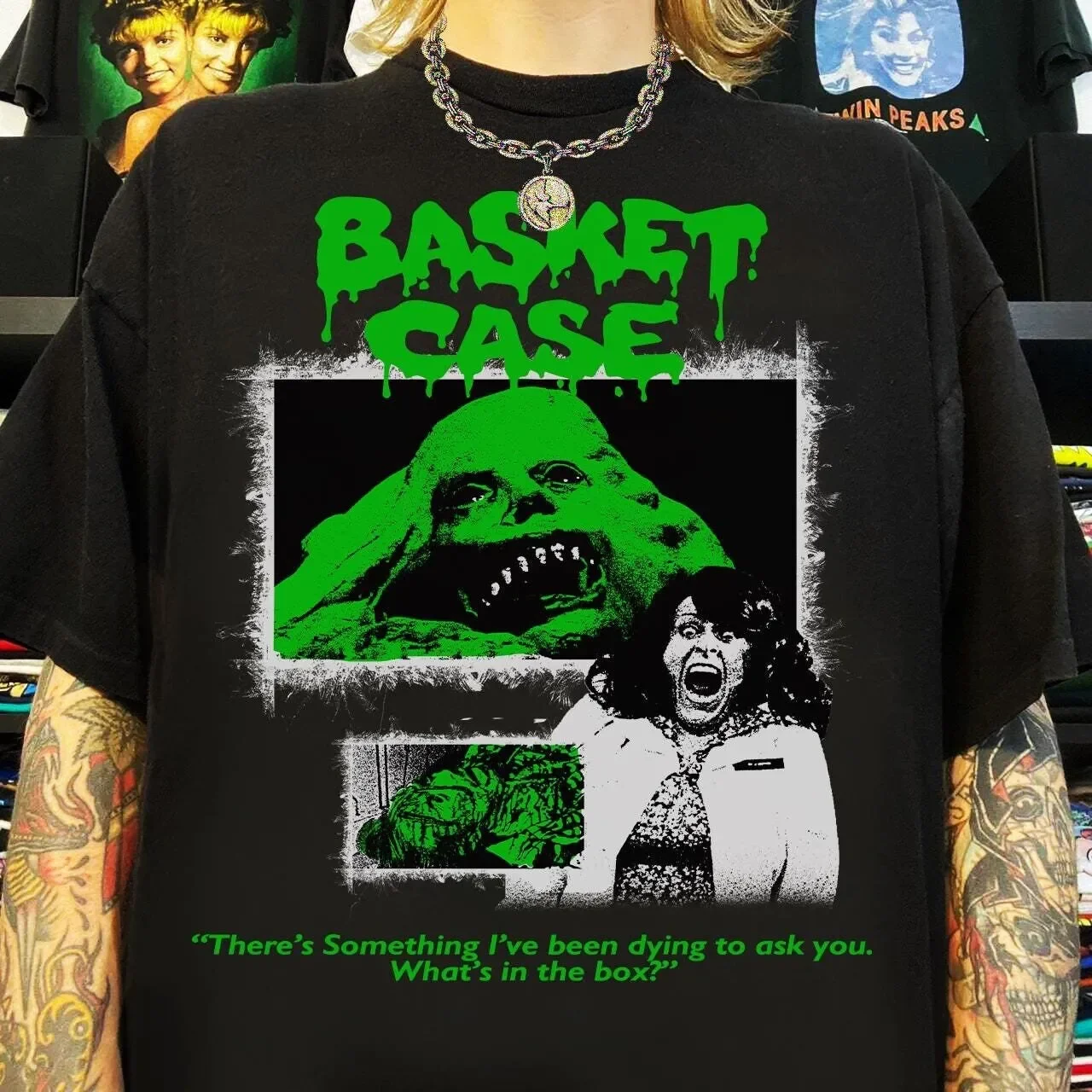 Camiseta Basket Case 1982, película Retro de terror de los años 80, amante Vintage
