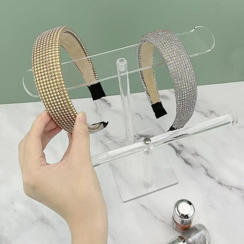 

A52E Подставка для повязки на голову Стеллаж для показа повязок для волос и часов для девочек-подростков и женщин