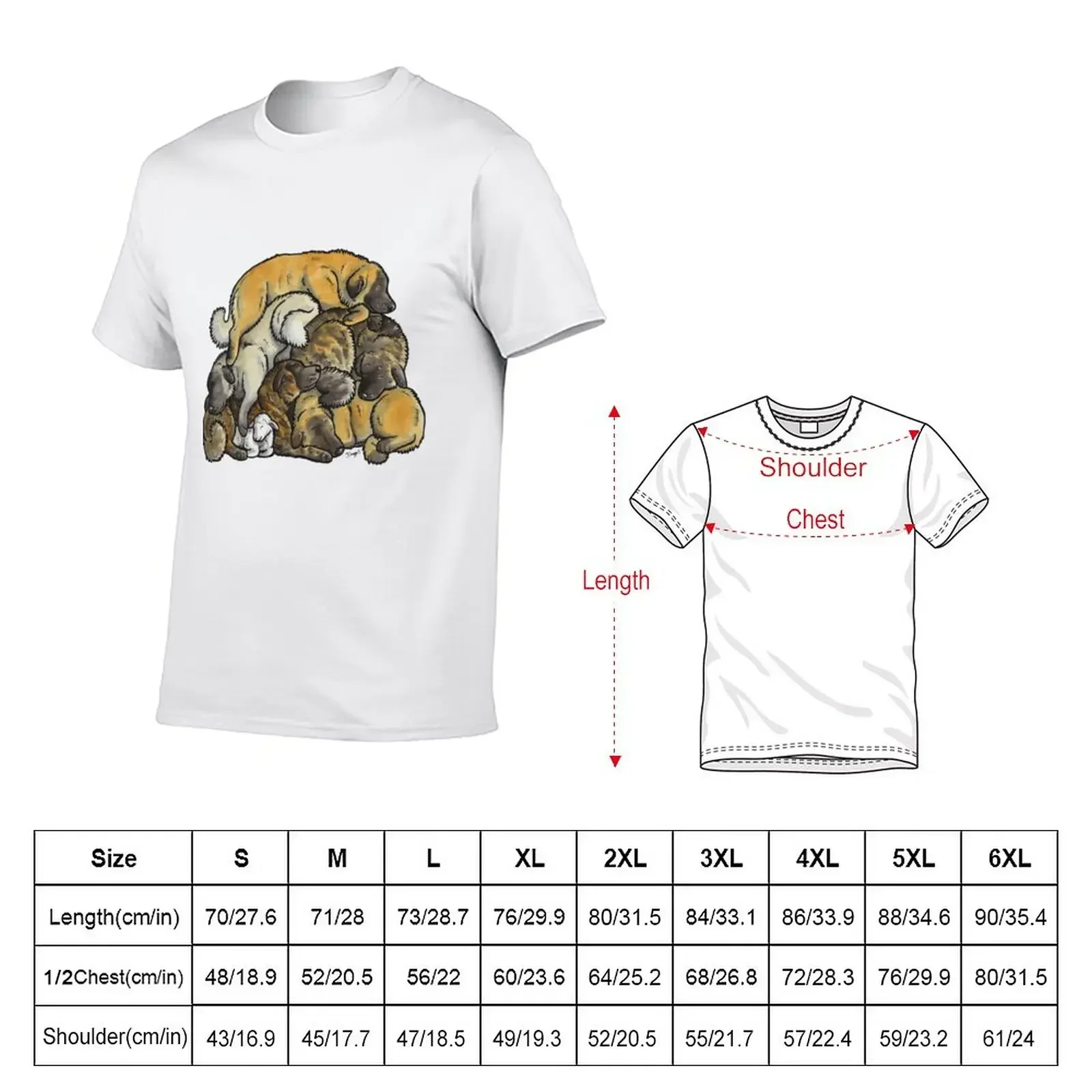 Sleeping pile of Estrela Mountain Dogs T-Shirt quick drying vintage funny t shirts for men