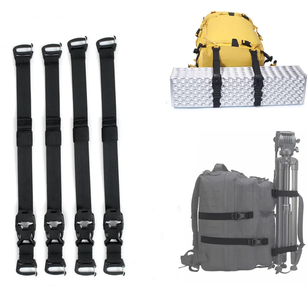 Lengthen Adjustable Molle Webbing Straps Tactical Backpack Fastening Buckle Straps Outdoor Backpack Accessories,Bag Chest Straps