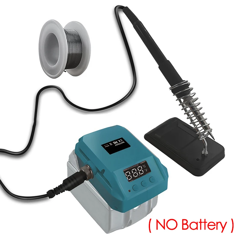 Imagem -02 - Kit de Ferro de Solda sem Fio Portátil dc Ferro de Solda de Lítio para Makita 18v Bateria de Lítio com Fio de Estanho Solda 60w