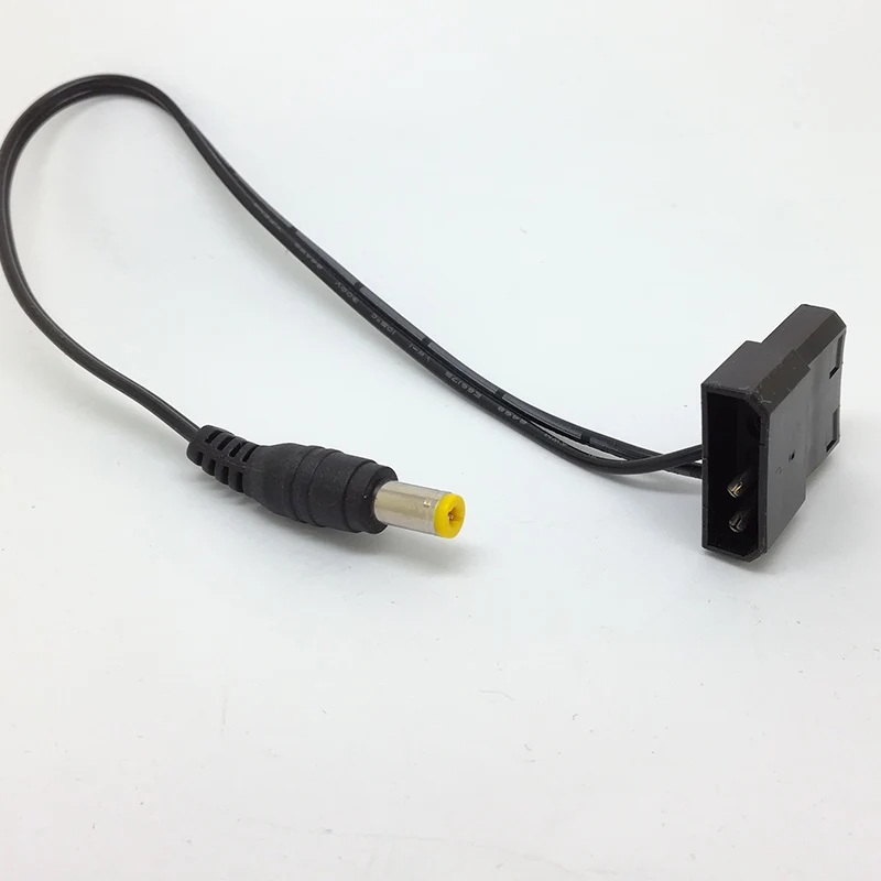 PC 4PIN Molex 5.5mm X 2.1mm DC Power Cable 12V 2A  for RGB Control Box LED
