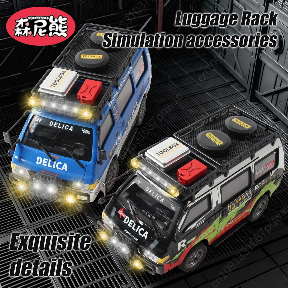 SENNIXIONG 1:24 التحكم عن بعد سرعة الانجراف MPV RTR على الطرق الوعرة سبيكة مركبة التخييم سيارة تجارية تسلق شاحنة لعبة هدية عيد #2