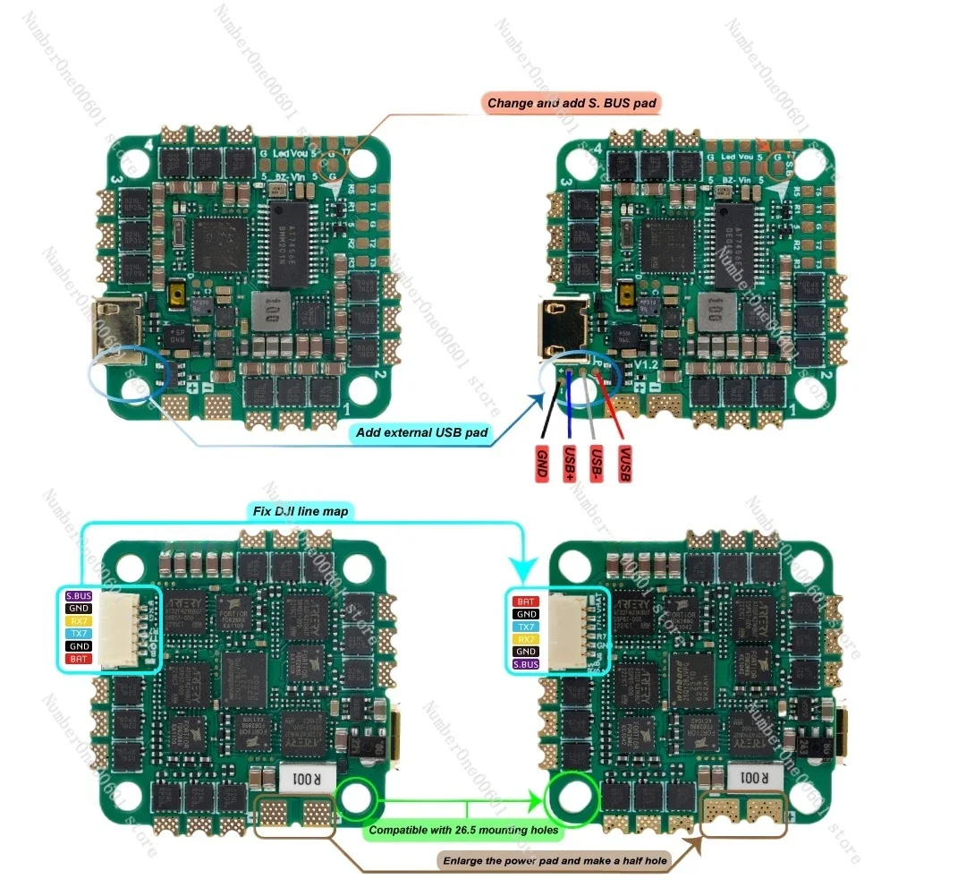 

32-bit flight controller ESC integrated traverser