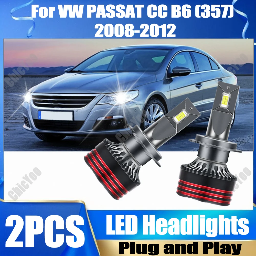 

H7 LED Car Headlights 6000K White Auto Headlamps 150W 30000LM Plug and Play For VW PASSAT CC B6 (357) 2008 2009 2010 2011 2012