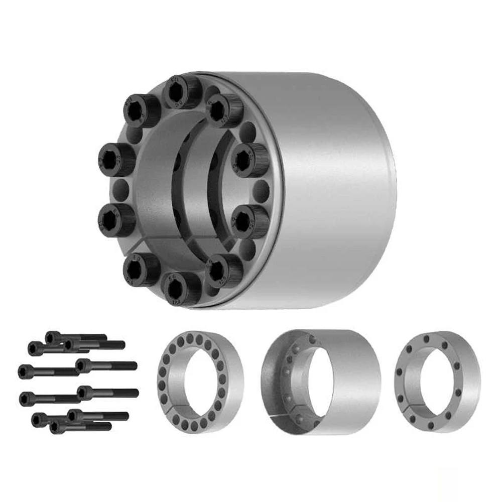 1Pcs Z12A Keyless Bushing ID 20-65mm Connection Tension Shaft Locking Assembly Device Expansion Sleeve Coupling Diaphragm Disk