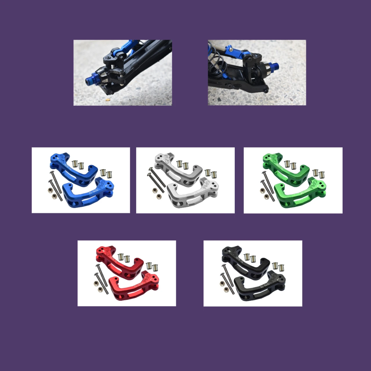 

Алюминиевые передние ступицы GPM 7075 C для саней Monster Truck TRAXXAS 1/8 95076-4