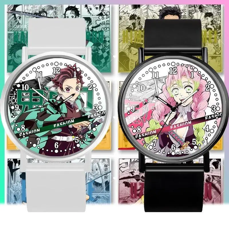 

Kimetsu No Yaiba Watch Zenitsu Agatsuma Muichiro Tokito Cartoon Electronic Watch Personality Anime Student Decoration Cartoon