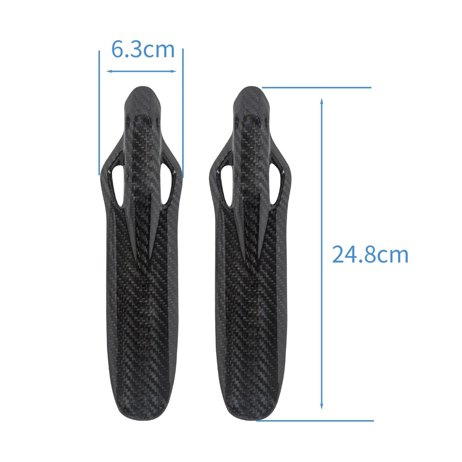 New Carbon Fiber Motorcycle Front Fork Protector Fork Covers Gloss Cafe Racer For Ducati Scrambler 800 1000 1100
