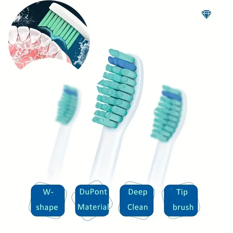 4/8/12/16/20pcs Wholesale Electric Tooth Brush Head Replacement For PHILIPS Model HX3 HX6930 HX6730 Sonicare RS910 RS930 HX678