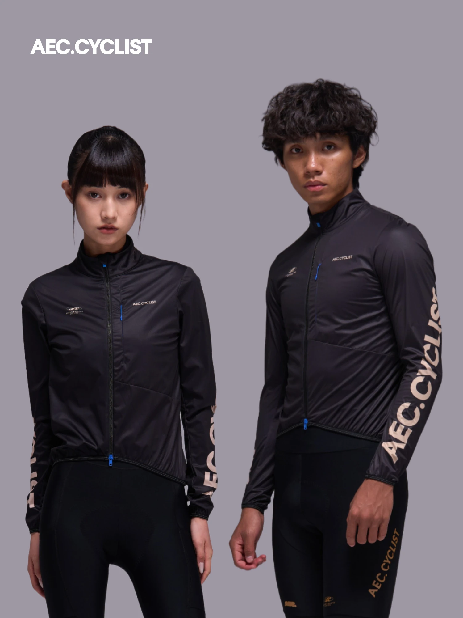 AEC.CYCLIST Damen- und Herren-Radjacke, atmungsaktive, winddichte Radjacke, Sportbekleidung, Outdoor-Windjacke, MTB-Fahrradjacke