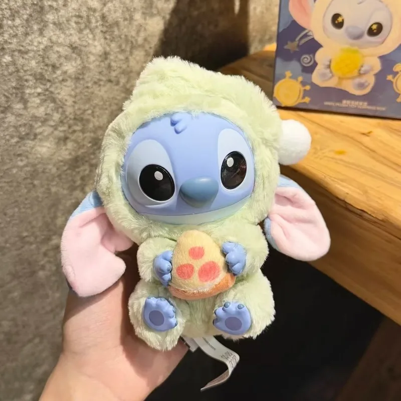 

Disney Lilo & Stitch New Plush Keychain Vinyl Doll Satchel Pendant Cartoon Couple Car Keychain Woman and Man Christmas Gift