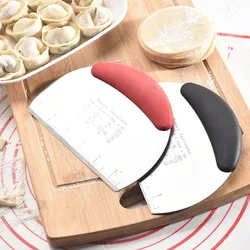 Stainless Steel Pastry Cutters with Scale Flour Scraper Dough Slicer Sugar Divider Cream Scraper Baking Tool Kitchen Accessories