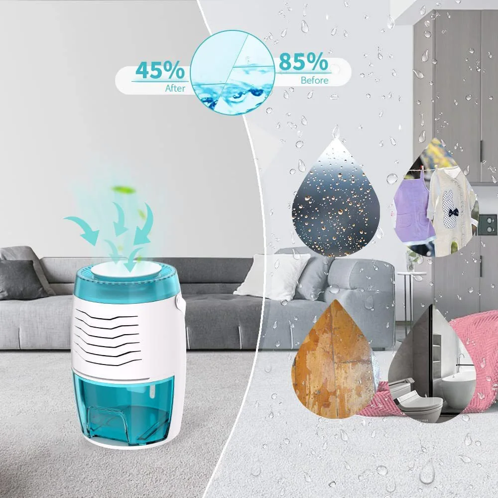 เครื่องลดความชื้นในร่มเครื่องเป่าในครัวเรือนความชื้นและป้องกันความชื้นเครื่องลดความชื้นขนาดเล็กเหมาะสําหรับตู้ห้องขนาดเล็ก