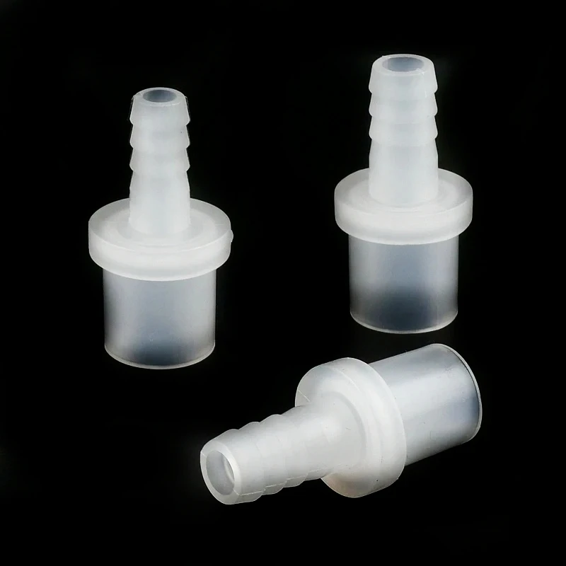 3 ~ 100PCS 9.5 ~ 18mm 플랫 8 10mm 식품 등급 PP 파고다 직접 커넥터 수족관 탱크 공기 펌프 호스 조인트 관개 액세서리