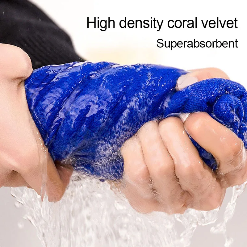 Microfiber Cleaning Towel Super Absorbent Car Wash Towel Professional Car Care Detailing Drying Cloth Auto Accessories