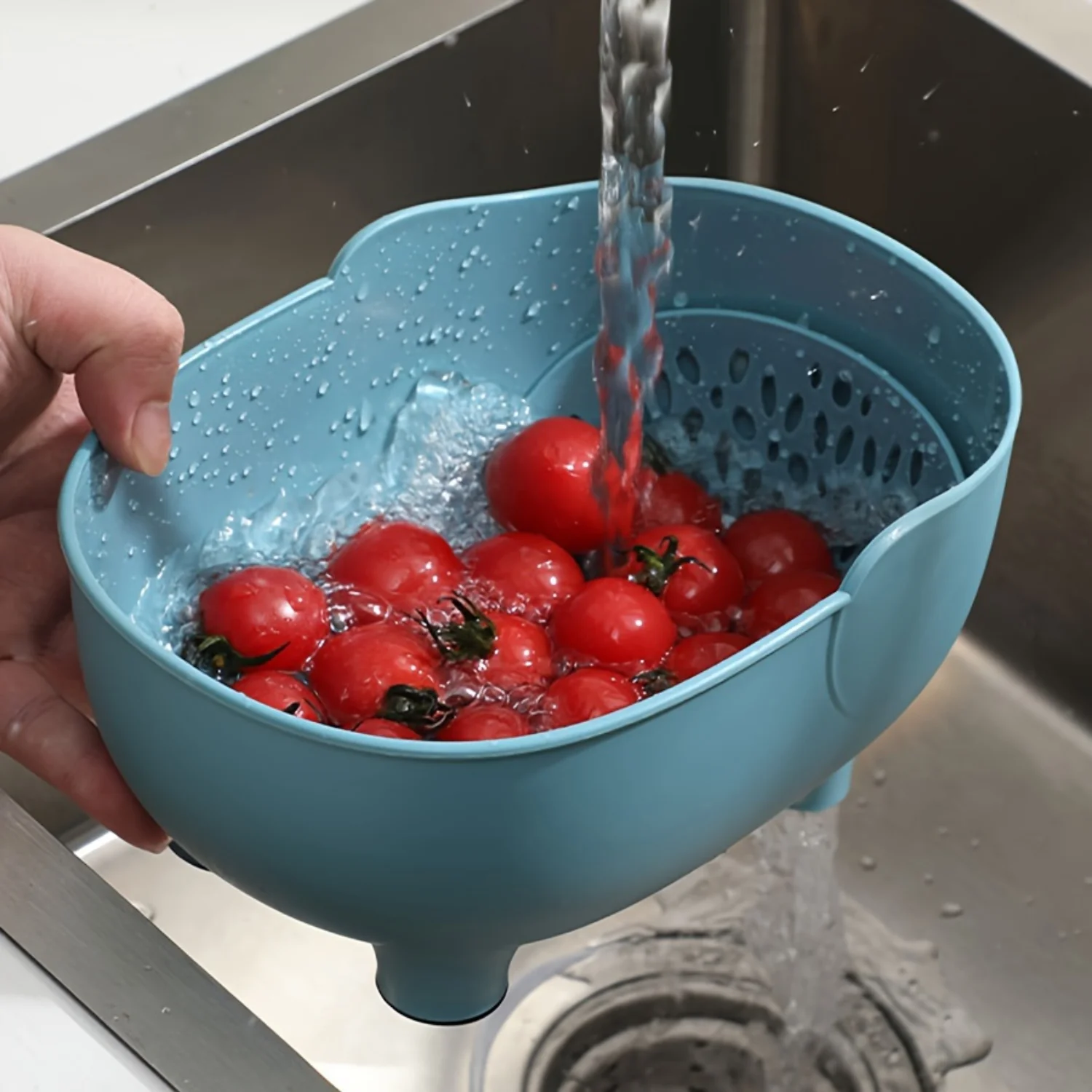 Mir de lavage de proximité en forme d'éléphant, panier de cuisine, fruits et légumes, organisation, ménage, 1 pièce