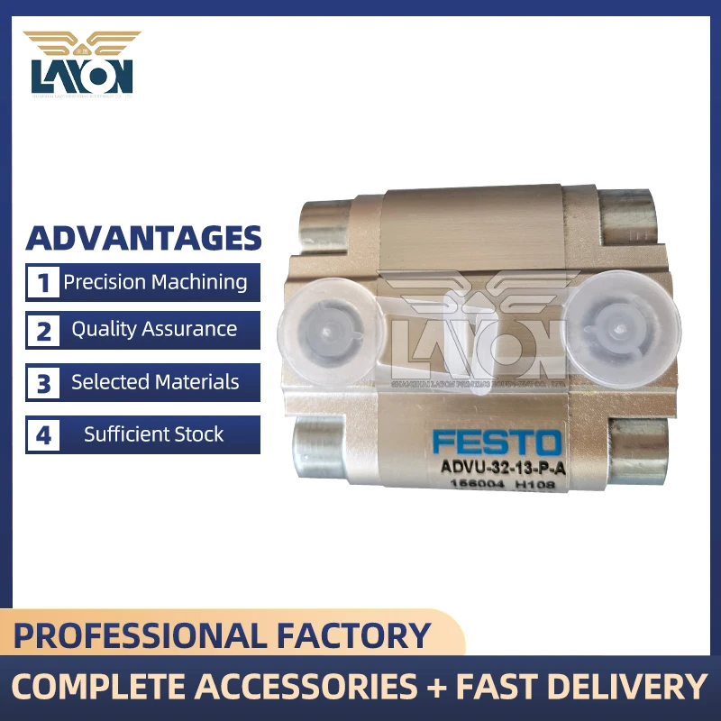LAYON 1PC FESTO ADVU-32-13P-A Solenoid Valve 156004 Original New for Pneumatic Systems -Factory Direct Price