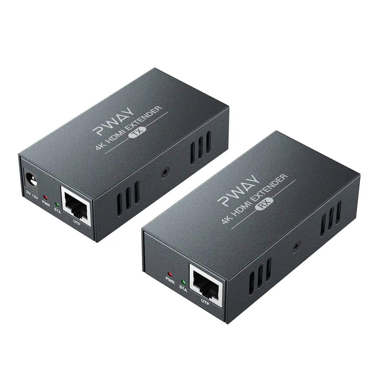 

HDMI Extender Over Cat5e/6 Extend 4K @ 30Hz Audio Video Up to 100m (328ft) Support EDID - POC Function for Multimedia Teaching