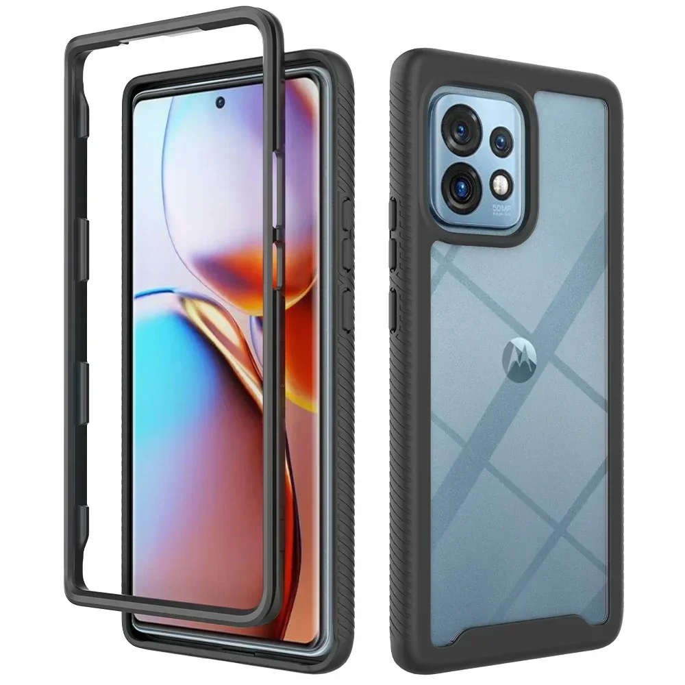 

For Motorola Edge 40 Pro Edge30 20 Lite Crystal Case Shockproof Bumper Capa Motorola Moto X40 Pro Edge40 X 30 Edge20 Fusion Etui