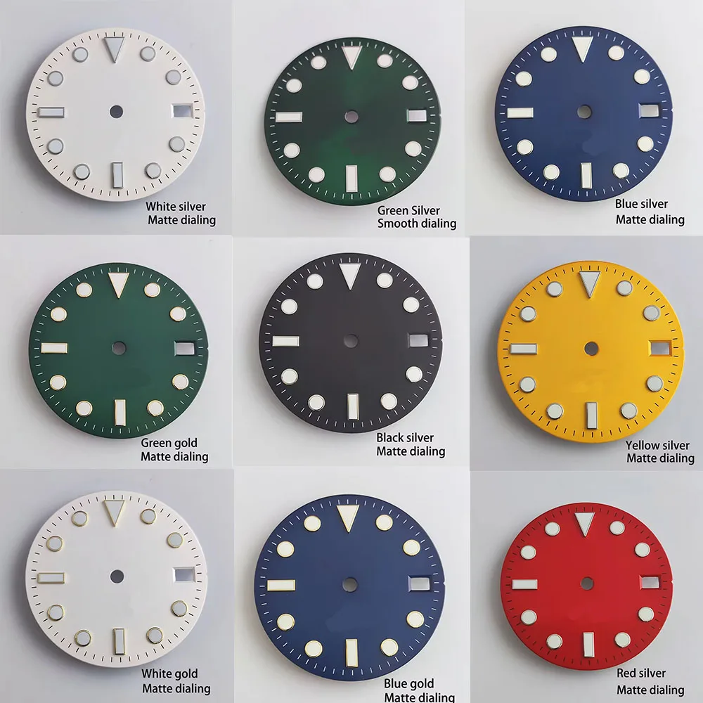 28.5mm Diameter Single Calendar Watch Dial Modified Dials for NH 35 Movement Accessories Watch Parts Personalization