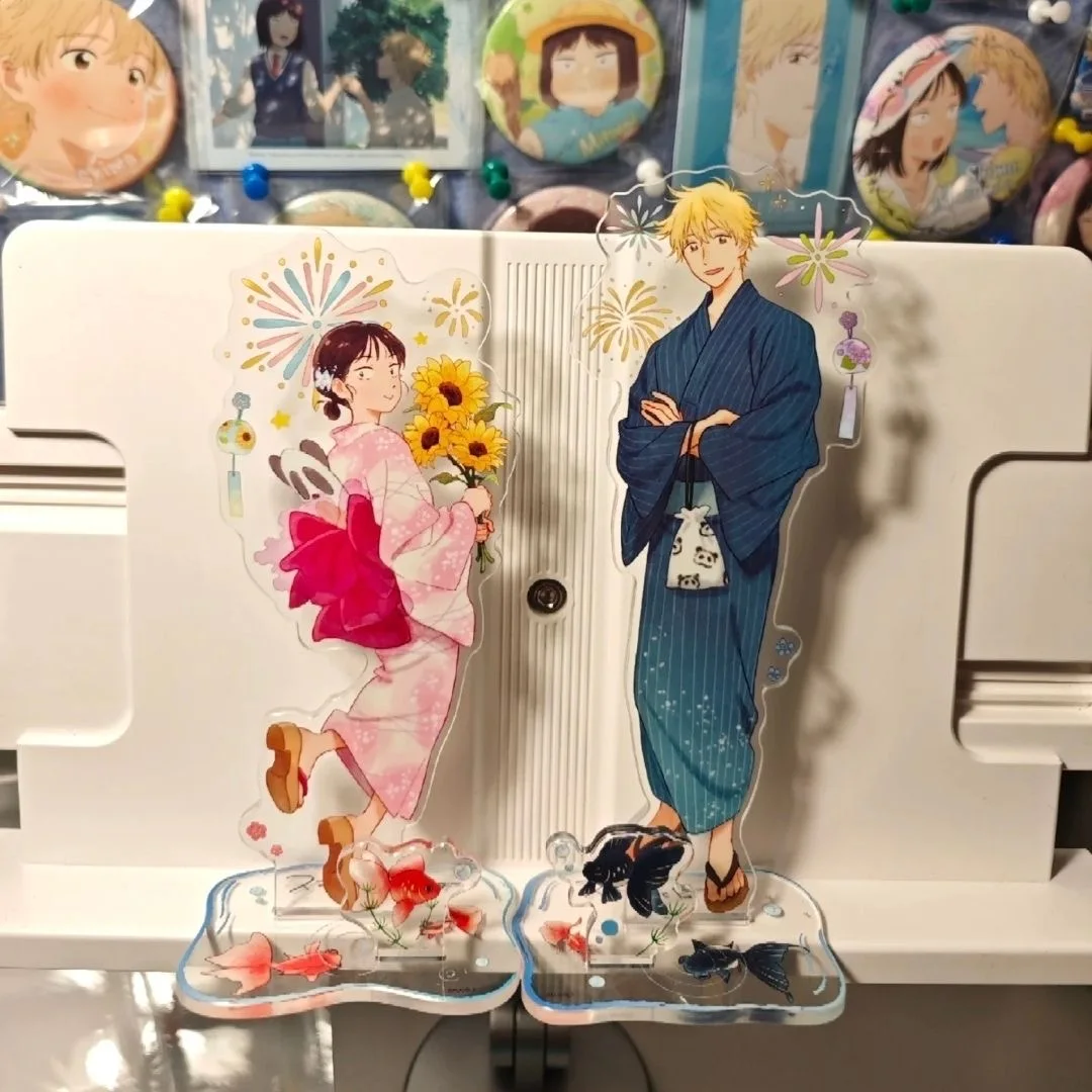 Anime Manga Skip and Loafer Cosplay Stand Model Plate Cute Shima Sousuke Iwamura Mitsumi Acrylic Desk Display Ornament Gifts