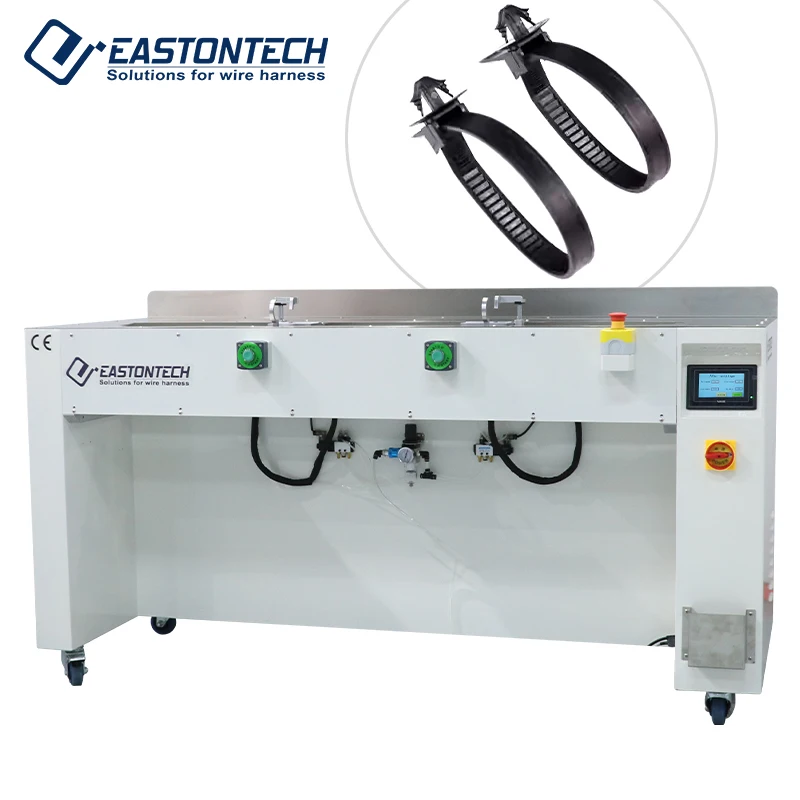 Eastontech EW-23A-S 2024 Desk Special-shaped Zip Ties Fastener System Nylon Cable Tie Tying Machine