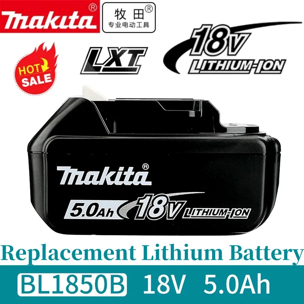 

3C certified 5000mAh 18V Makita battery for replacing 18V Makita Power Tools BL1830B BL1850B BL1860B BL1815 lithium 5Ah battery
