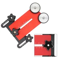Saw Pressing Feeder Guider Woodworking Bearing Roller Boards Cutting With Limited Position Support Carpentry Safety Pushing Tool