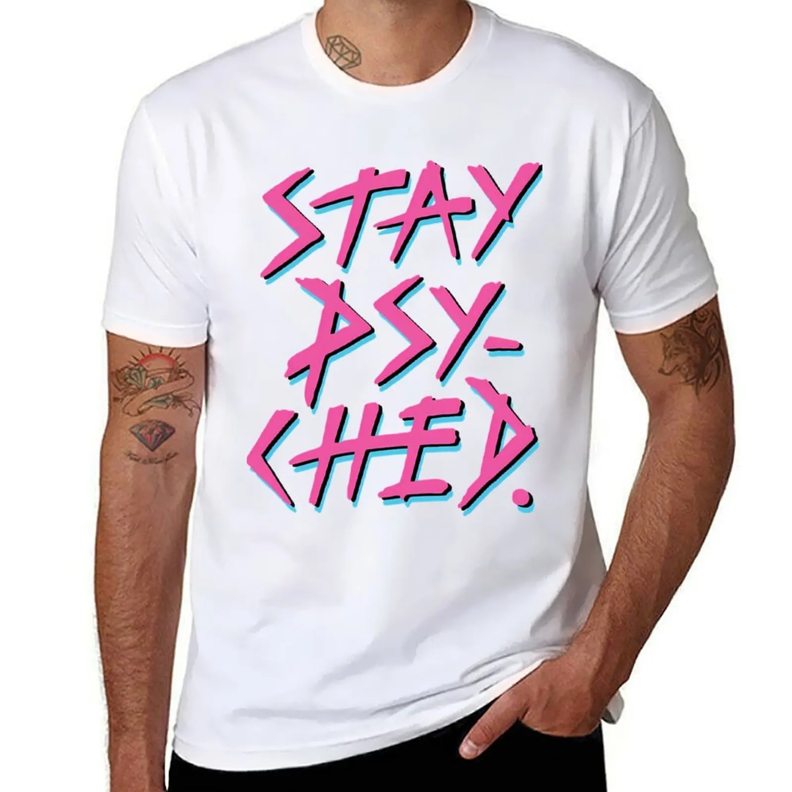 

Jamie O'Brien Merch Jamie O'Brien Stay Psyched T-Shirt man t shirt cotton funny t shirts cotton T-Shirt