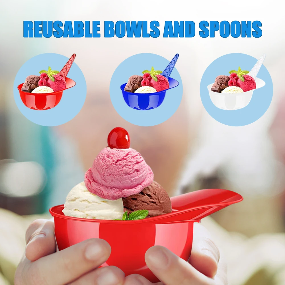 20 Pcs Baseball Helmet Ice Cream Bowls,8 Oz Baseball Helmet Bowl Ice Cream Cups Snacks Dessert Bowls Home Kitchen Party Supplies