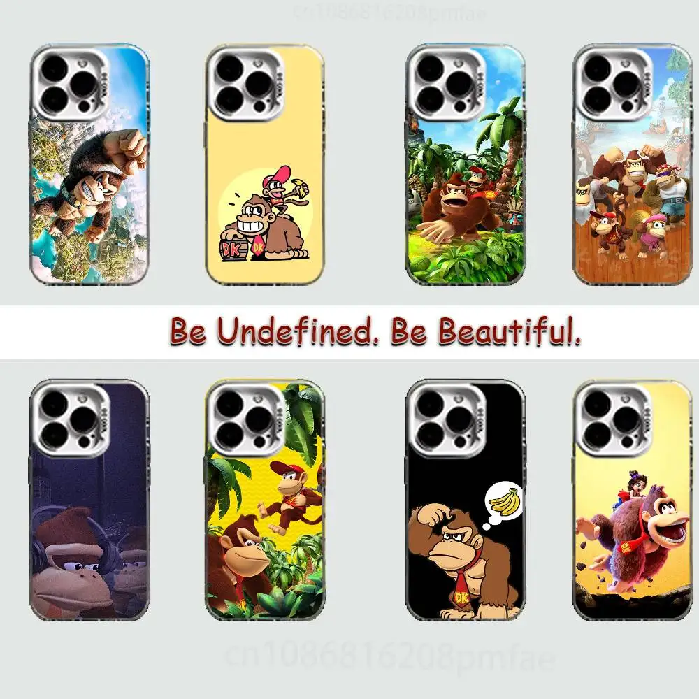 

Game D-Donkey Kong Monkey Hard Phone Case for IPhone 17 16 15 14 13 12 11 Pro Max Plus16E X XR XS Max shockproof Full Cover