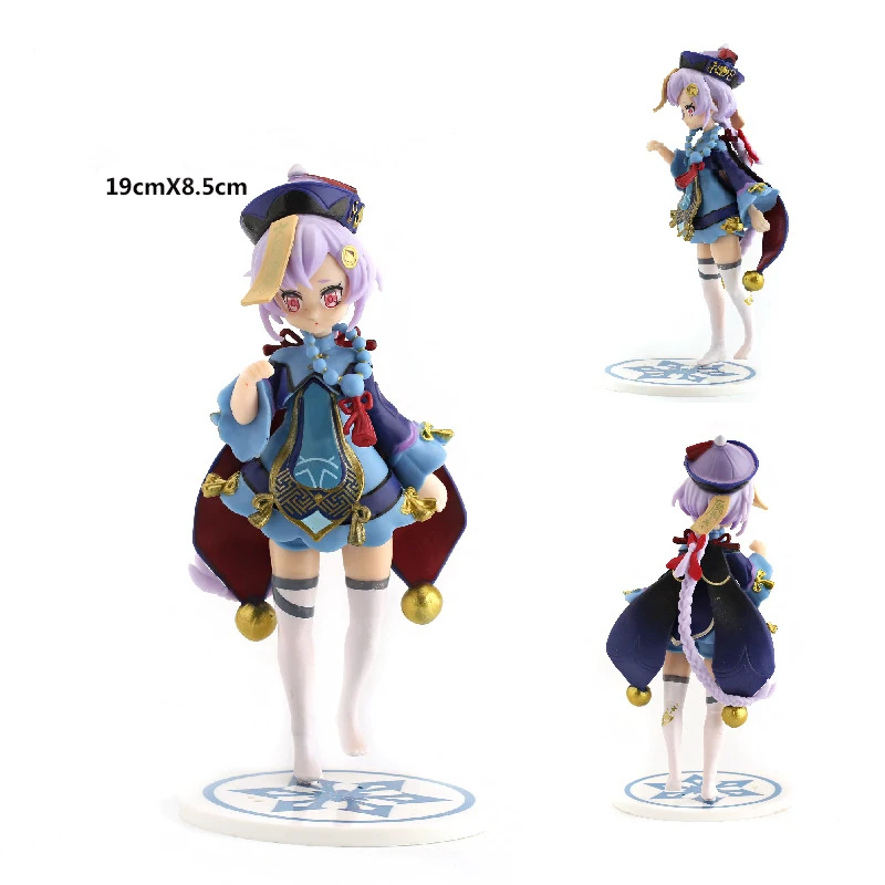 19CM Genshin Impact Qiqi Anime Figure PVC Action Figure Model Sculpture Hand-made Desktop Decoration Children Gifts