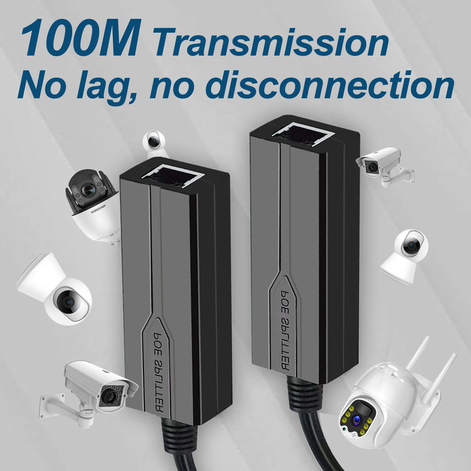 Adaptador divisor Poe 48v a 5v, separador adaptativo ativo ativo, injetor de isolamento, micro usb, tpye-c, usb fêmea para câmera de 100m