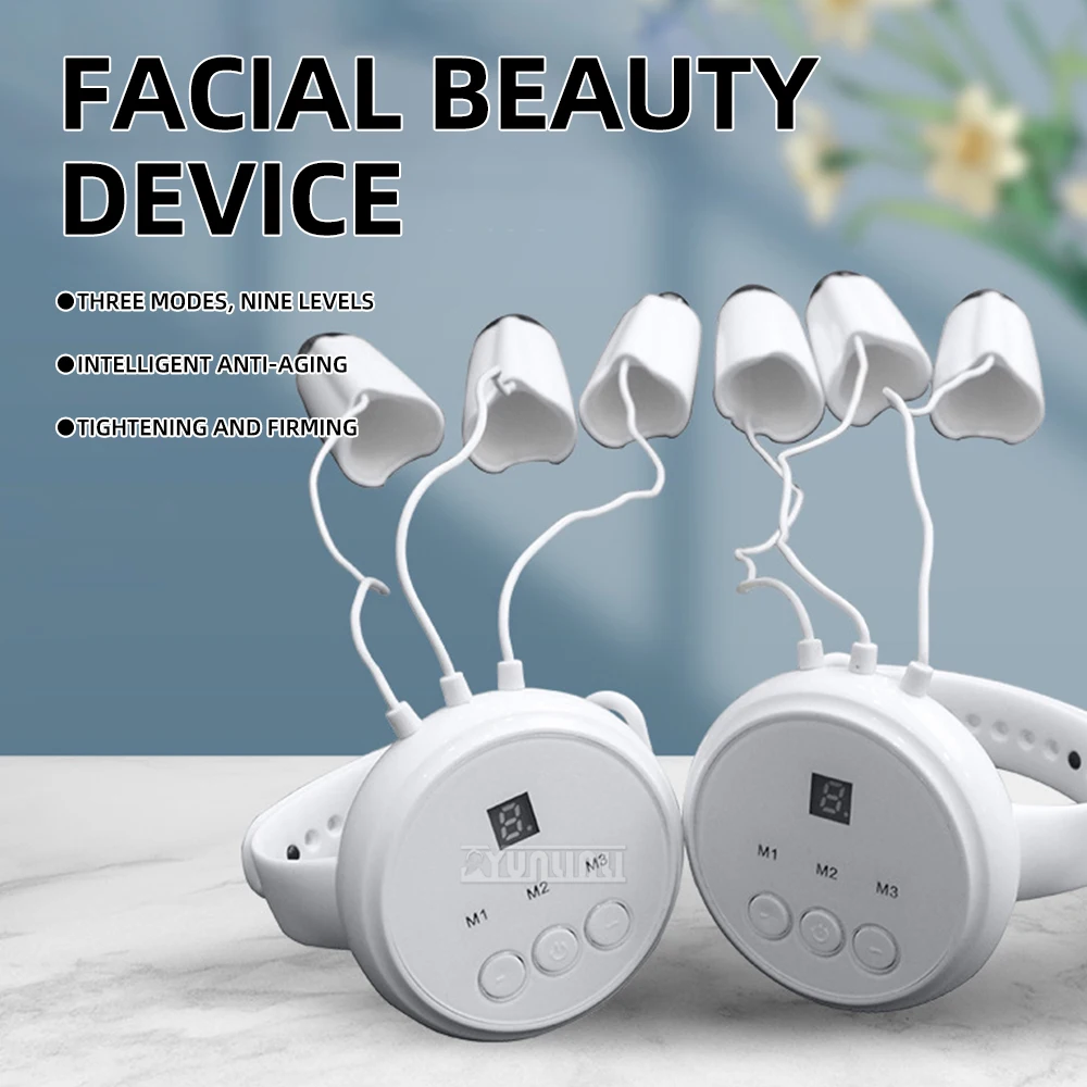 جهاز EMS لشد الوجه وشد الوجه، جهاز تدليك لتخفيف تعب عضلات الجسم بالكامل بتيار صغير #2