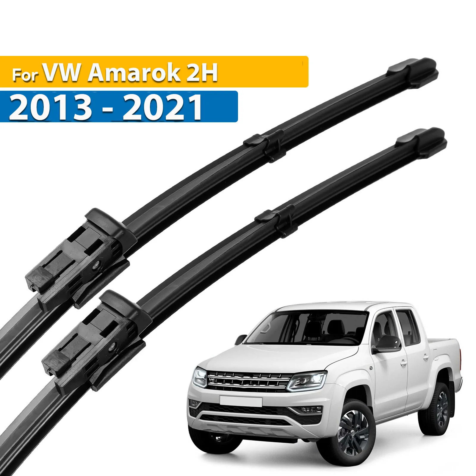 Erick\'s Wiper LHD Front Wiper Blades For VW Amarok 2013 - 2021 Windshield Windscreen Window Car Rain Brushes 24\'\'+24\'\' Not Hook