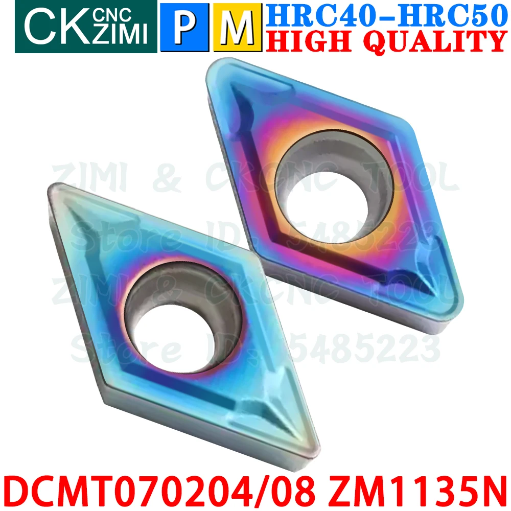 

DCMT070204 DCMT070208 ZM1135N Carbide Inserts External Internal Turning Inserts Tools DCMT 0702 CNC Metal Lathe Cutter Tools