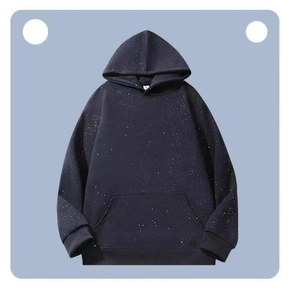 

2025 New Starlight Grfiti Men's Hoodie Autumn Casual Oversized Y2K Pullover Retro Men's and Women's Hip Hop Fashion Hoodie Spo
