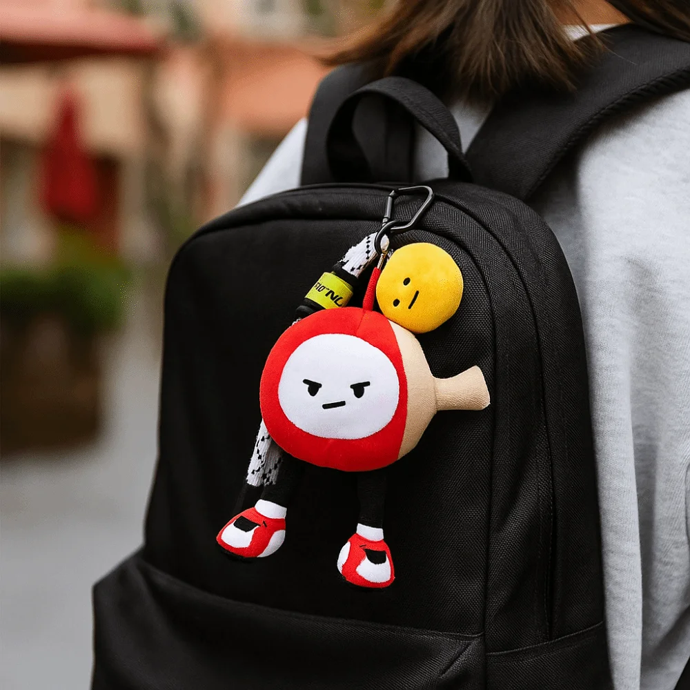 ตุ๊กตาปิงปอง PP Cotton Plush ของเล่นตุ๊กตาปิงปองขนปุย ของสะสม ตุ๊กตาปิงปอง จี้ห้อยประดับตกแต่ง กีฬา พวงกุญแจตุ๊กตาปิงปอง