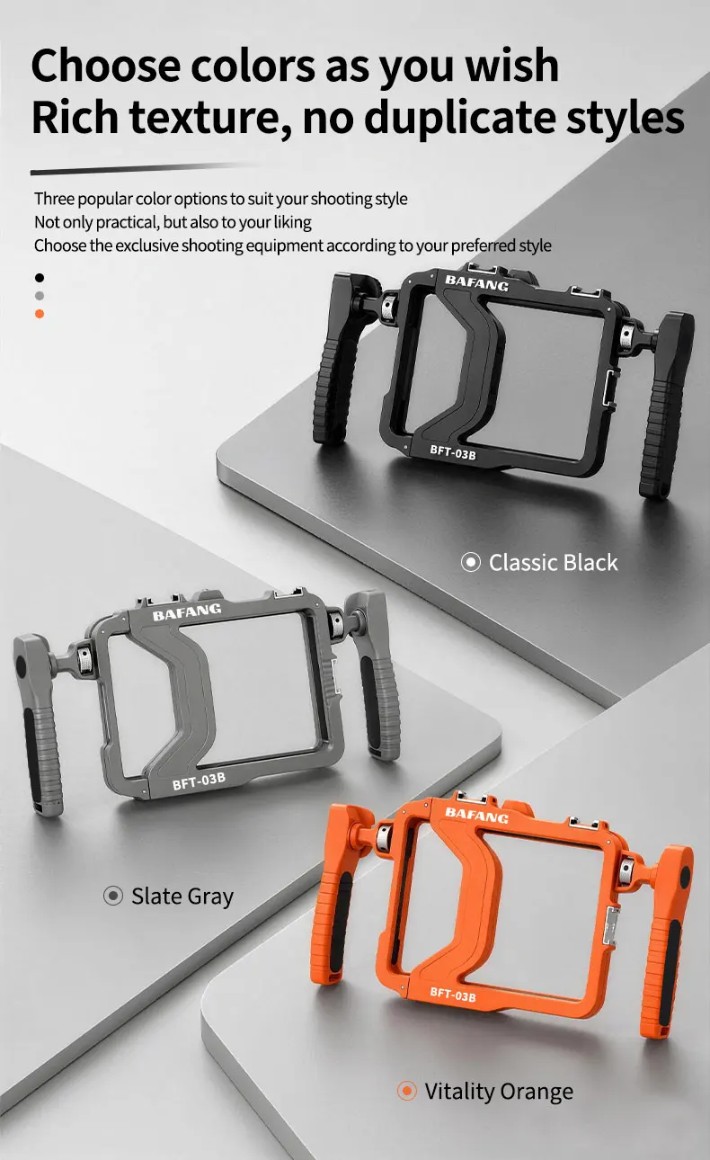 Universeller Smartphone-Videokäfig mit Griffen, 67mm Filteradapter-Rig mit Black Mist für iPhone 17 16 Pro Max Samsung S26 – Detail 3